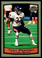 Tony Parrish, 1999 Topps, #163, Chicago Bears,