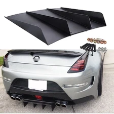 For Nissan 350z Rear Diffuser 4 Shark Fins Bumper Lip Splitter Lower Spoiler