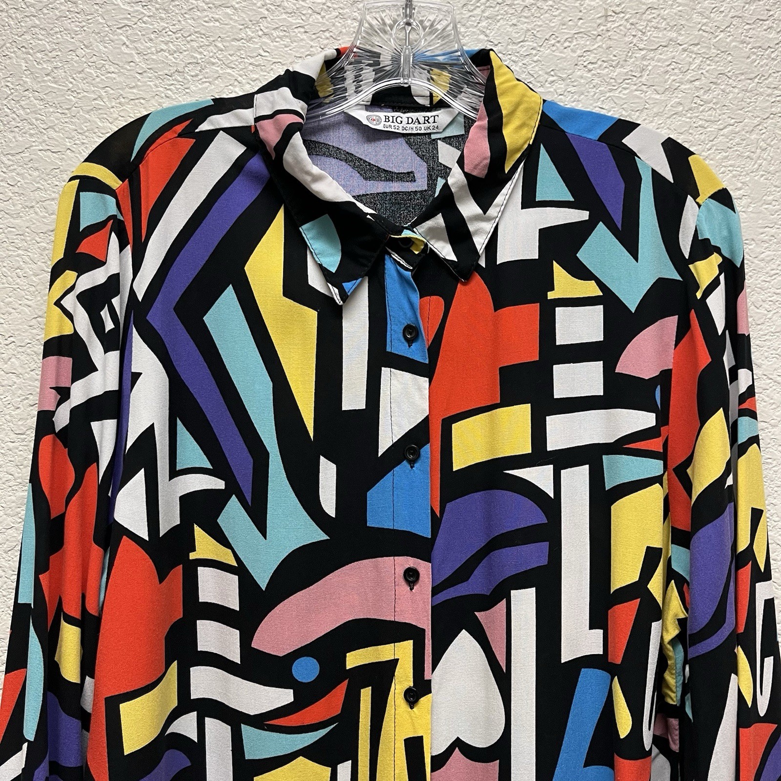 Big Dart Retro 90s 80s Abstract Geometric Print B… - image 4