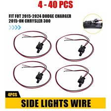 4-40 Side Marker Light Wiring Harness Connector Plug For 2015-2024 Dodge Charger 4-40 Side Marker Light Wiring Harness Connector Plug For 2015-2024 Dodge Charger
