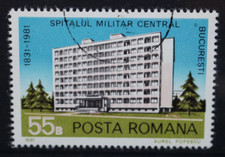 ROMANIA 1981 Central Military Hospital Building. Set of 1. Fine USED CTO. SG4660
