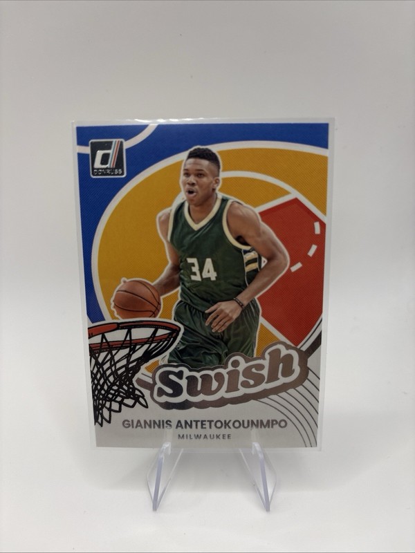 Giannis Antetokounmpo 2025 Panini Donruss #15 Swish Milwaukee Bucks