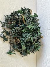 Vintage 2" Army Soldier Figures, Flag, Army Tank, Green Plastic Lot of 180