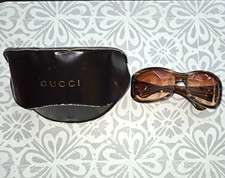 Gucci Brown Women's Sunglasses Pouch Case