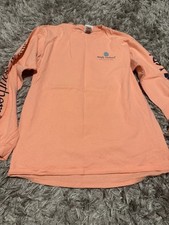 Simply Southern Shirt Womens Medium Pink Deer Tee Colorful Print Country Hunting