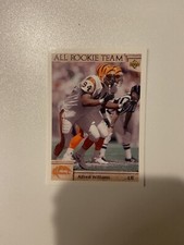 Alfred Williams 1992 Upper Deck ALL Rookie Team Football Card #46. rookie card picture