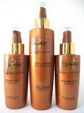 YOUTH Milania Youth 8 Treatment 6 oz, Argan Oil 4 oz, Keratin Heat 4 oz