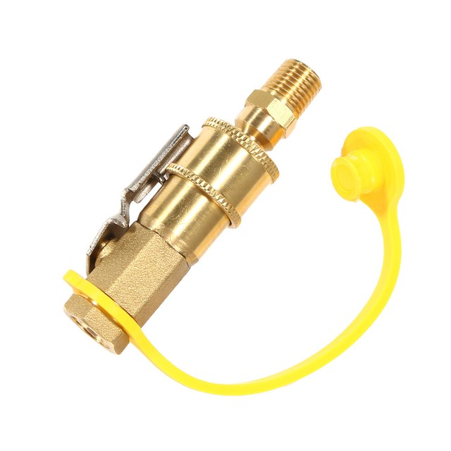 NEW 1/4" Inlet RV Propane/Natural LP Gas Quick Disconnect Coupler w