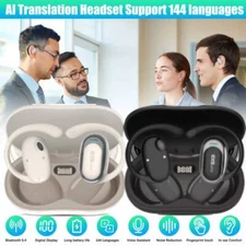 144+ Language AI Translator Earbuds Wireless Bluetooth 5.4 Headphones For iOS US