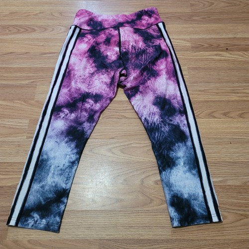 Womens Fila Sport Leggings - Size M Pink/ Purple Tie-Dye Pocket - Picture 3 of 8