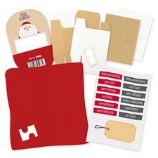 RIBSUQA Weihnachts-Geldgeschenk Verpackung - 3 Stück Set Mit Umschlägen