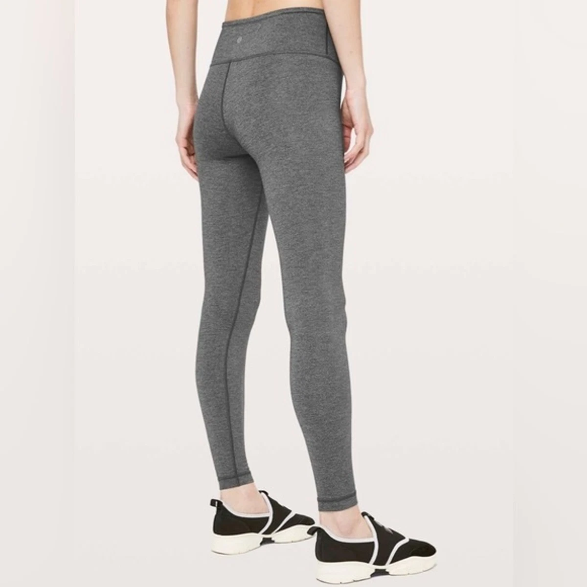 Lululemon Women's Wunder Under Low-Rise Tight Luxtreme Heathered Black  Leggings