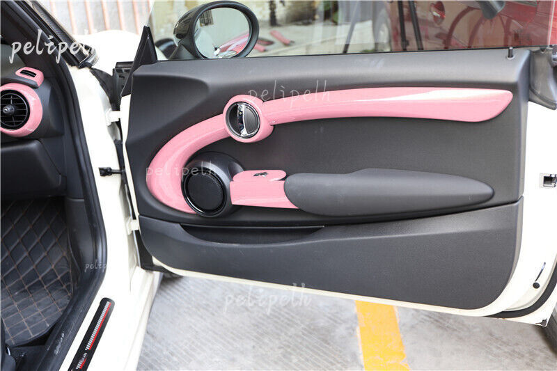 27PCS Pink color Interior Full Set Decoration Trim For Mini Cooper