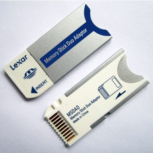 LEXAR Genuine Memory Stick Pro Duo MSD MSPD a Memory Stick MS Adattatore |  eBay