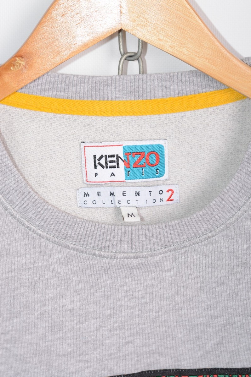 Kenzo Memento Collection 2 Vintage Tiger Logo Crewneck Sweatshirt 