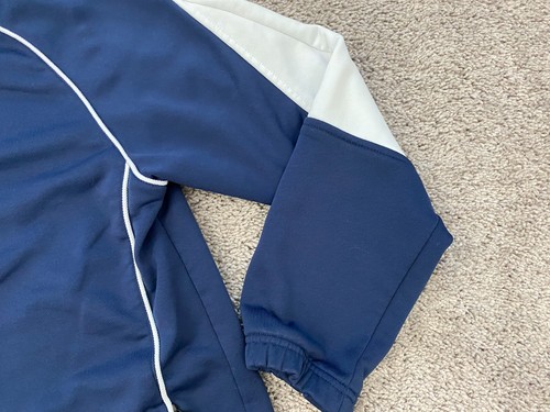 Nike Sweater Youth Boys XL 18-20 Blue Full Zip Sweatshirt Swoosh Gym School - Picture 2 of 11
