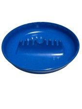Vintage Melamine Blue Plastice Ashtray GES-LINE #341 Made In USA