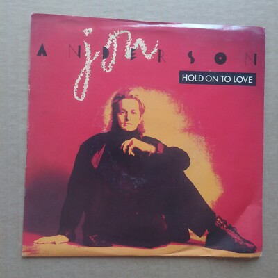 JON ANDERSON Hold On To Love DJ PROMO POP ROCK 45 7'' Vinyl Record