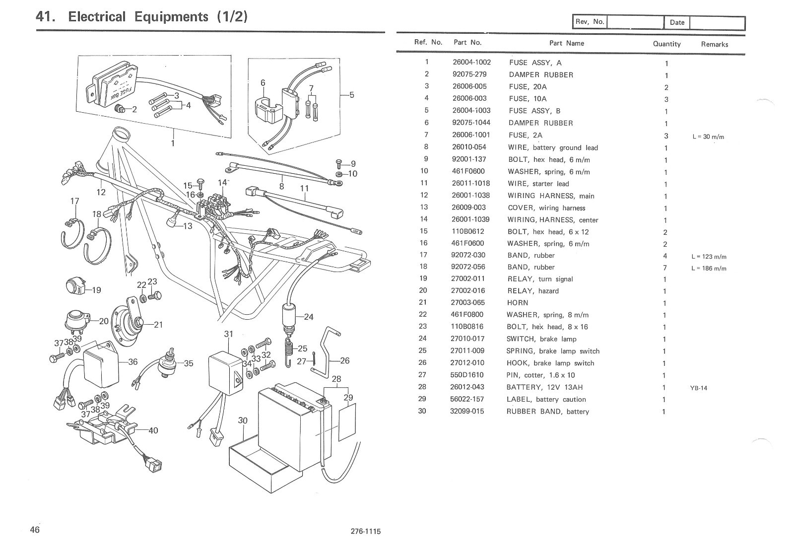 KAWASAKI Parts Manual KZ1000 Z1R D1 1978 Replacement Spares List