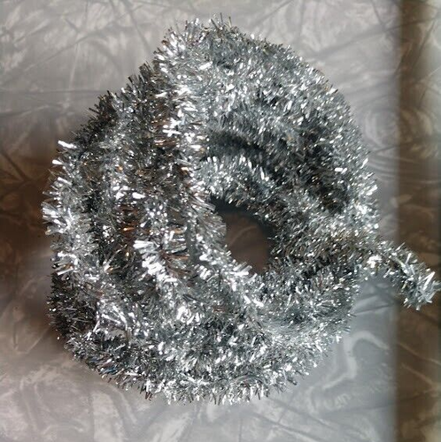 Vintage Christmas Tinsel Rope Garland LOT MCM- 1990s Pieces Used - Picture 9 of 12