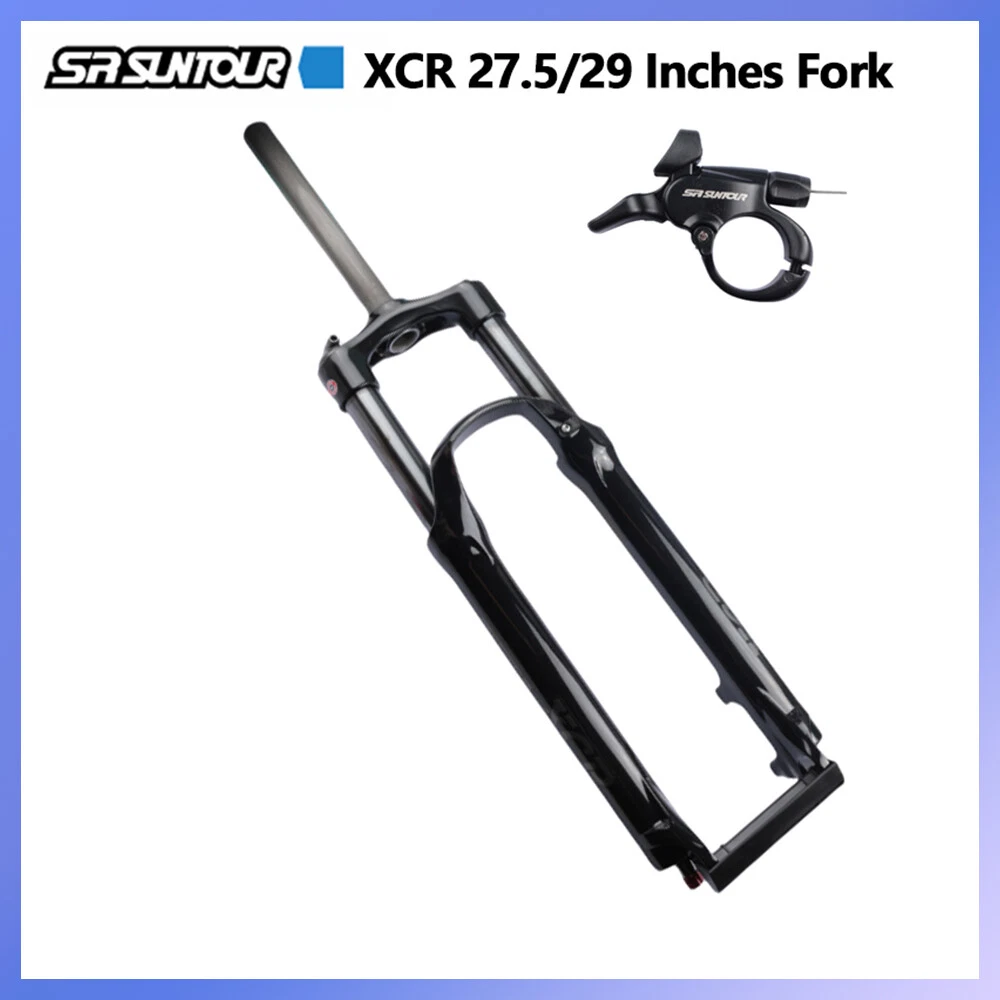 SUNTOUR XCR Front Fork Oil Spring Front Fork 27.5 29 Front Stroke 100mm With New