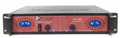 Technical Pro 3000 Watt 2 Channel Amplifier LR-3000  WORKS 1/1 On eBay