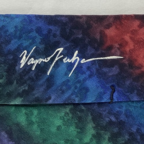 Corbata Firmada Robert Daskal Multicolor Azul Rojo Púrpura Verde 100% Seda Pintada a Mano - Imagen 6 de 7