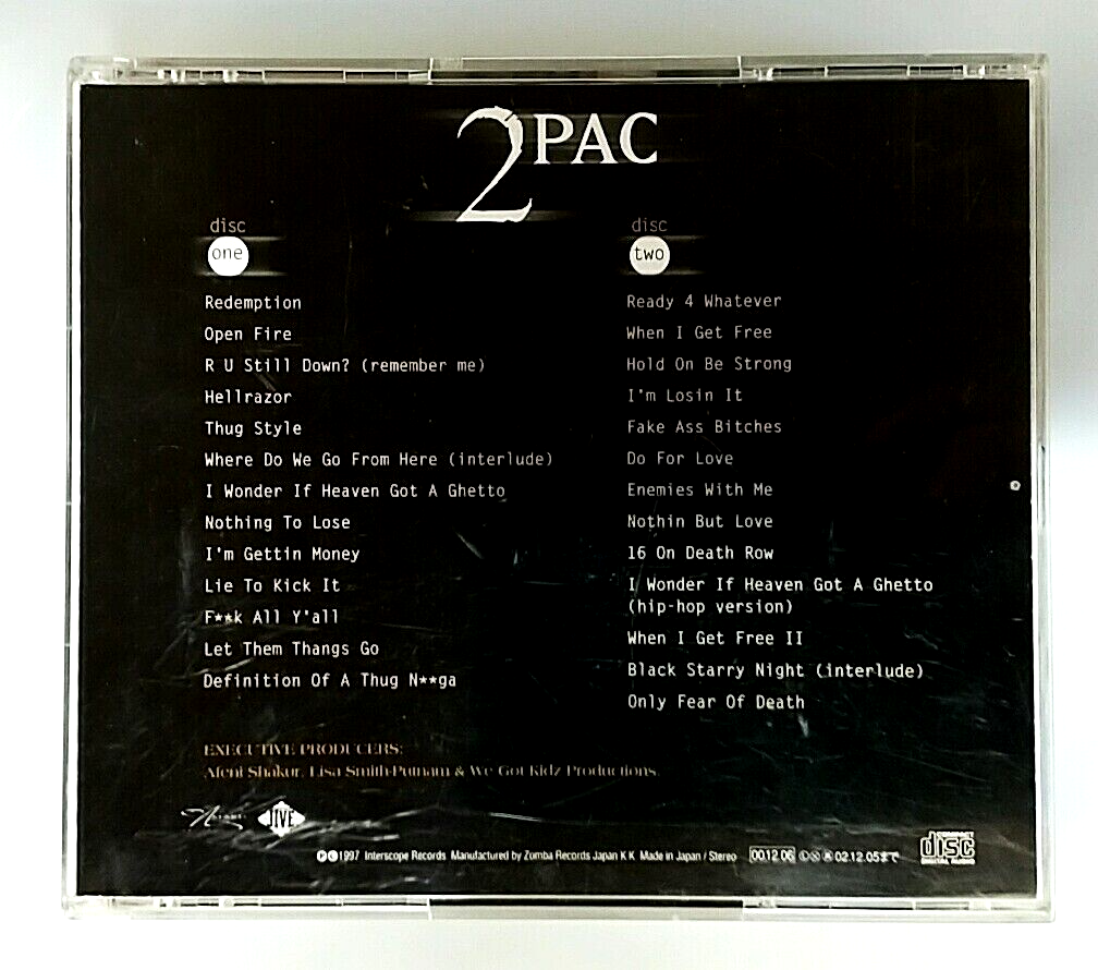 CD) 2Pac – R U Still Down? [Remember Me], ZJCI-10018-19, Album, EX