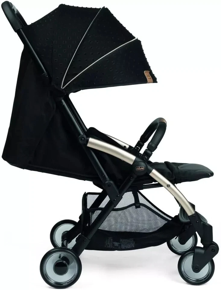 Chicco Goody Stroller (Black and Gold) - Suitable From Birth To 22kg - Image 2 of 4