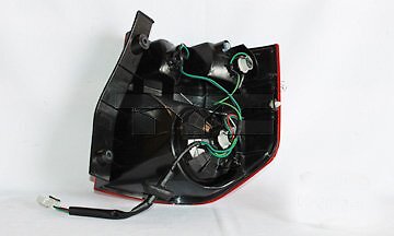 Brock Tail Light Assembly For 2003-2008 Honda Element – Left Side, Dark Red Lens, OEM 62651XK, 12-Month Warranty