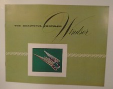 The Beautiful Chrysler Windsor 1951 sales brochure Robert Savary East Wareham MA