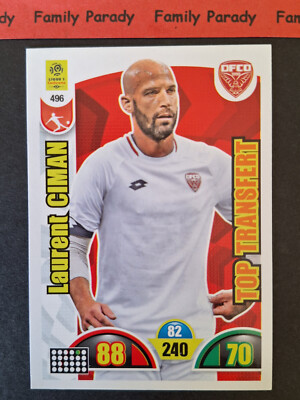 Laurent Ciman 496 Dijon Panini Karte Adrenalyn Foot France Ligue 1 2018 19