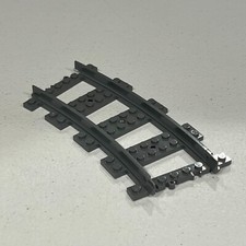 Lego Train Track Curved 53400 Dark Bluish Gray (Lot of 1) - Excellent Condition