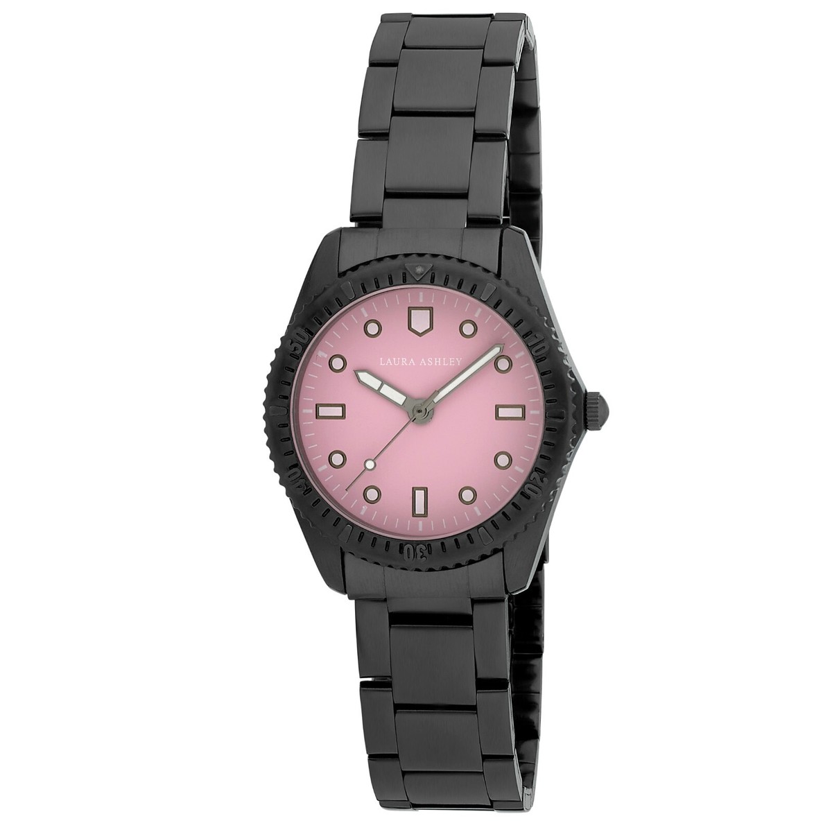 Laura Ashley Women's 32mm Diver Bracelet Colored Dial Watch