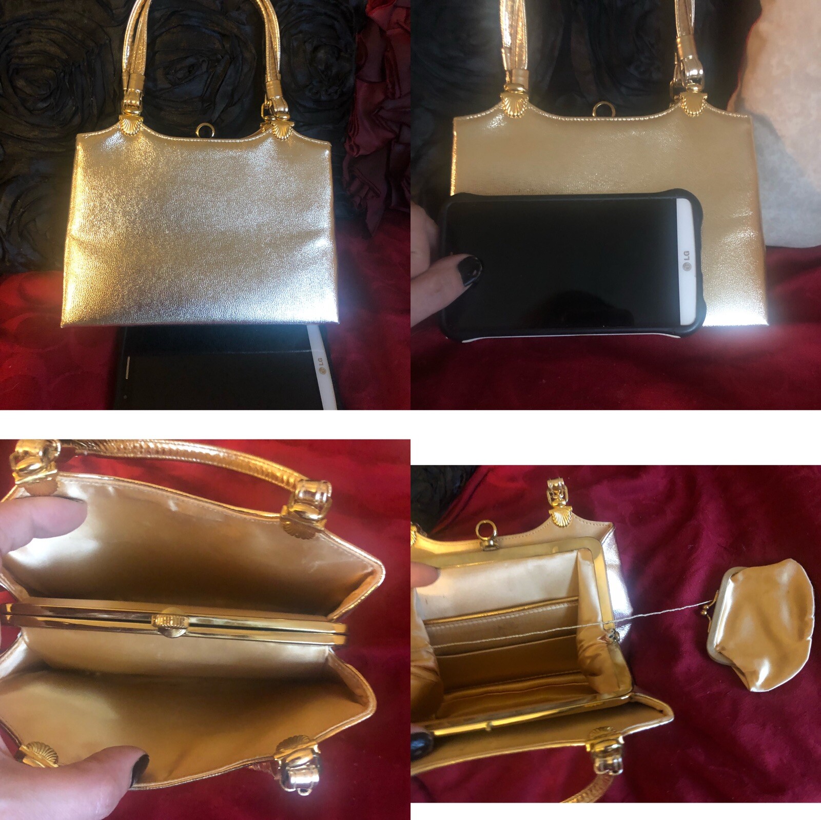 After Five Gold Leather & Solid Brass Stylish/tim… - image 1