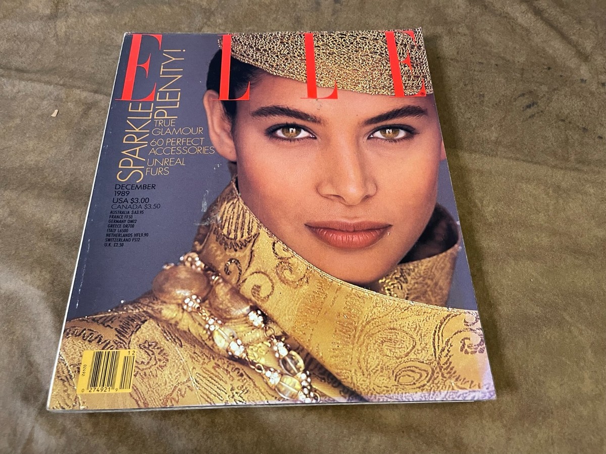 December 1989 Elle fashion Magazine KARA YOUNG