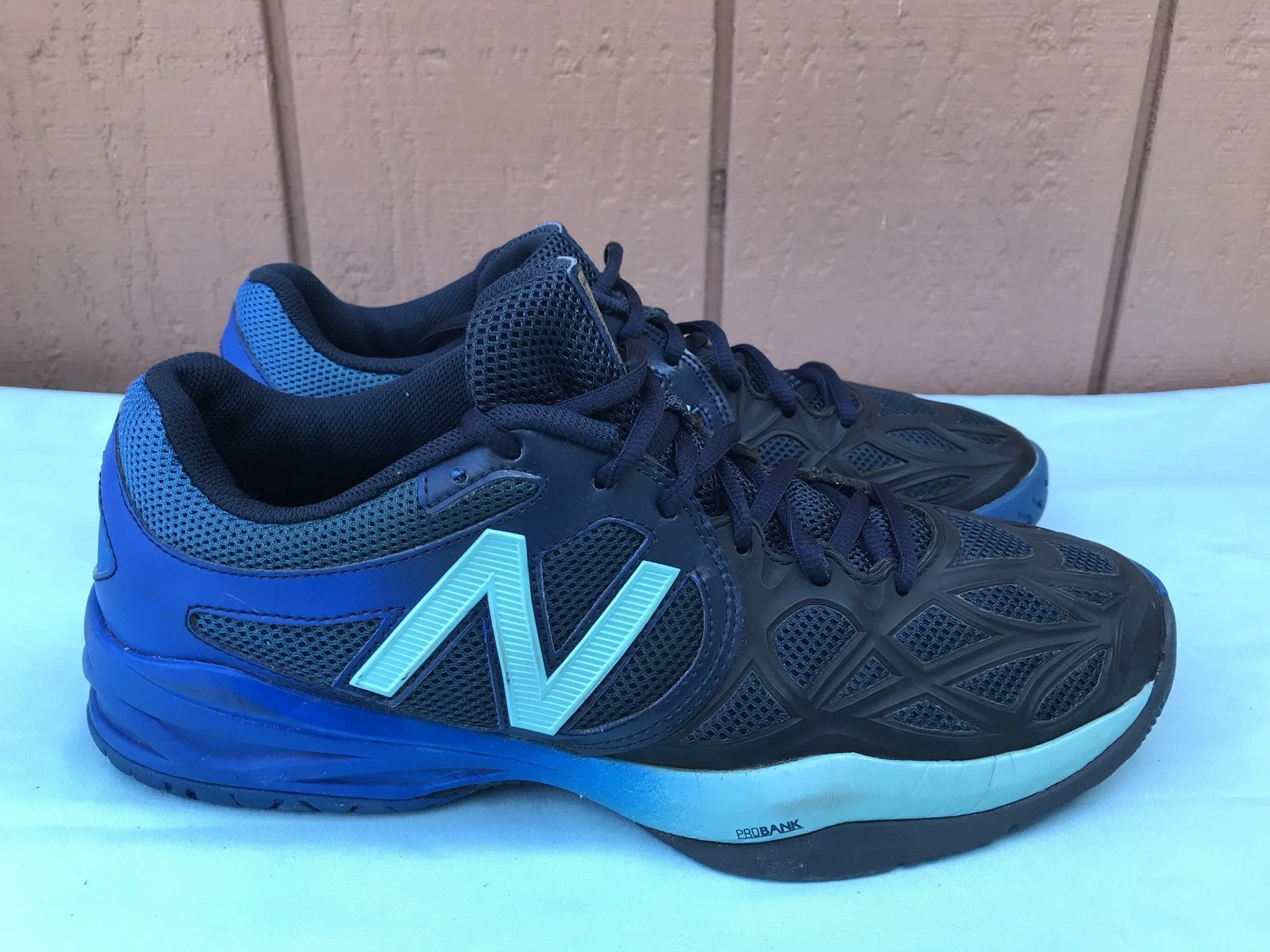 RARA scarpa da tennis New Balance 996 MC996GSU da uomo US 9D blu navy 7 usata in ottime condizioni A9