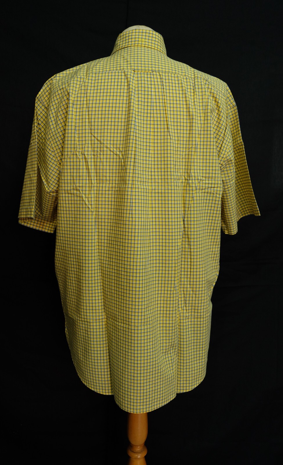 Faconnable Button Down Yellow Blue Check Cotton M… - image 5