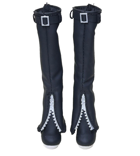 Shadow Rainbow High Karla Choupette Doll Outfit Shoes Black Tall Over Knee Boots
