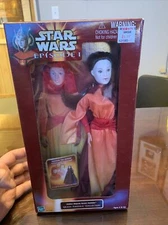 STAR WARS: EPISODE I; QUEEN AMIDALA 12" FIGURE / DOLL - 1998 - HASBRO - MISB