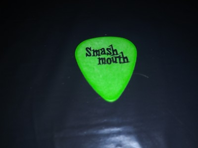 SMASH MOUTH Logo RaRe Old Green GUITAR PICK All Star Then The Morning Comes