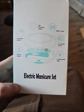 Baby Nail File Electric Nail Trimmer File Manicure Set Blue