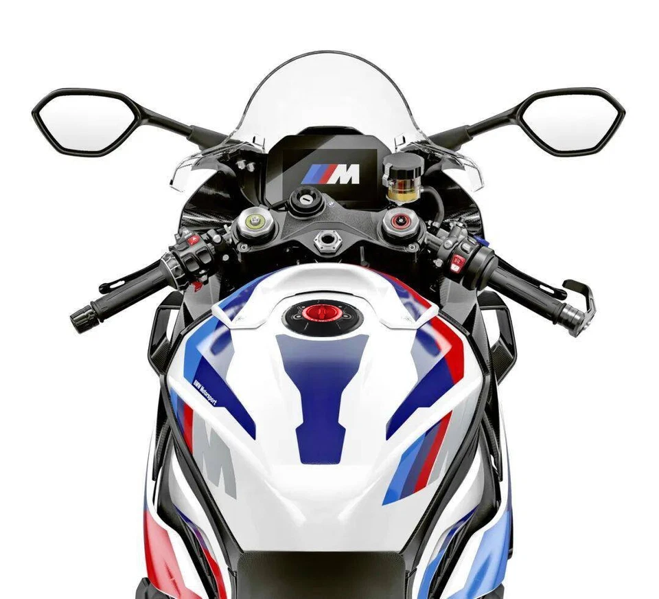 For BMW S1000RR M1000RR S1000R CNC Racing Keyless Fuel Gas Tank Cover Caps Cas Foto 4 de 4