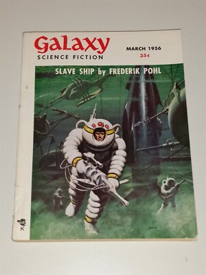 GALAXY SCIENCE MAGAZINE MARCH 1956 SCI-FI PULP