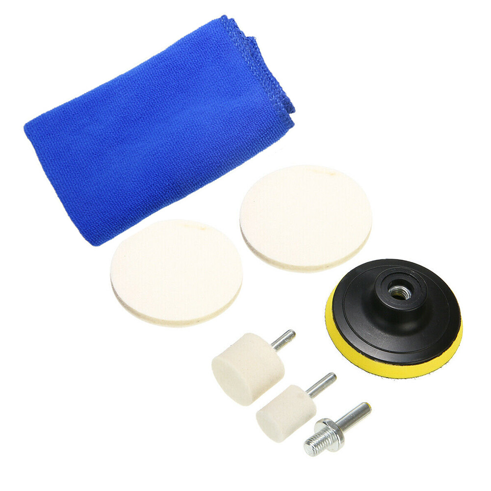 7Pcs Auto Windscreen Polishing Repair KitCar Glass RepairDeep Scratch