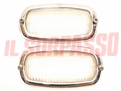 Chrome Frames Plastic Front Lights Lancia Appia 2 3 S Flaminia Carello