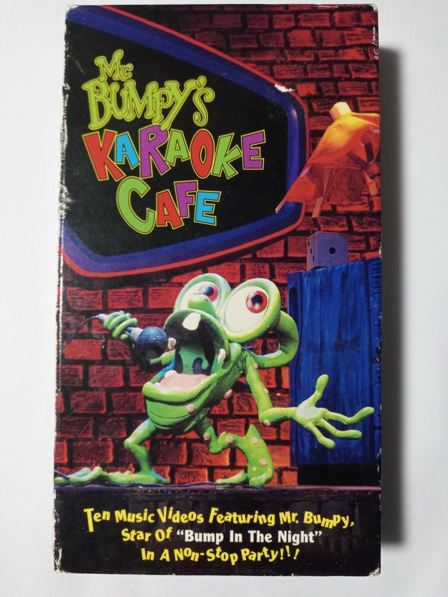 Mr Bumpy's Karaoke Cafe VHS Tape 1994 Claymation Rare Cult OOP