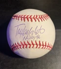 Todd Hollandsworth Signed Rawlings Official MLB Baseball w/96 ROY (Beckett COA)