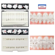 Orthodontic Self-ligating Bracket Ceramic Brace Roth MBT 022 Damon Clear Empower