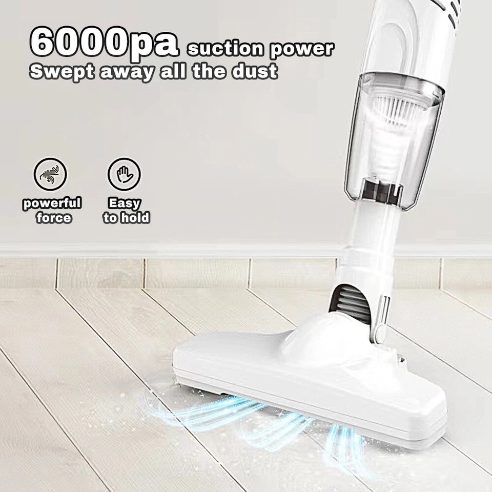 Upright Vacuum Cleaner Powerful Suction HEPA Filter for Car Floor Household - Image 4 of 4